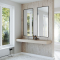 Dobbel vask Corian� Shift Neutral Concrete