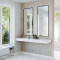 Dobbel vask Corian� Shift Rain Cloud
