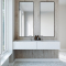 Dobbel vask Corian� Shift Rain Cloud