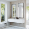 Dobbel vask Corian� Shift Sparkling Granita