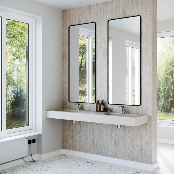Dobbel Vask Corian� Canyon Artista Beige