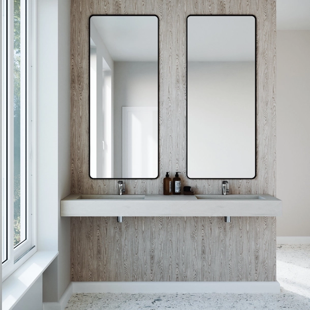 Dobbel Vask Corian� Canyon Artista Beige