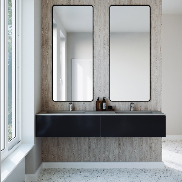 Dobbel vask Corian� Simfoni Artista Dust