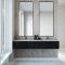 Dobbel vask Corian� Simfoni Artista Gray