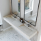 Dobbel vask Corian� Simfoni Carrara Crema