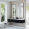 Dobbel vask Corian� Simfoni Carrara Lino