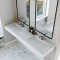 Dobbel vask Corian� Simfoni Limestone Prima