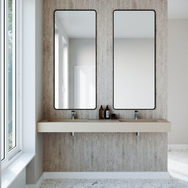 Dobbel Vask Corian� Hill Neutral Concrete