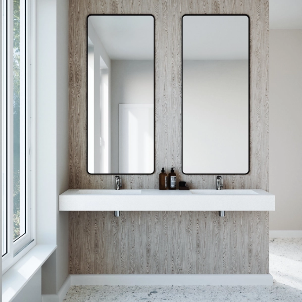 Dobbel Vask Corian� Aurora Sparkling Granita