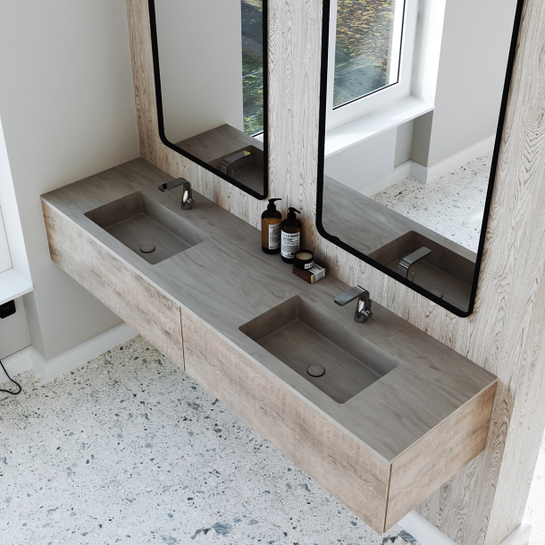 Dobbel Vask Corian� Simple Artista Dust