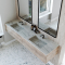Dobbel Vask Corian� Simple Artista Gray