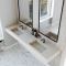 Dobbel Vask Corian� Simple Carrara Crema
