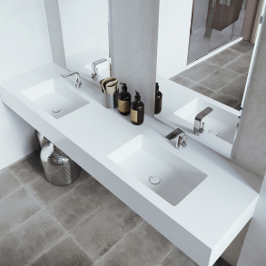 Dobbel vask Corian� Simple