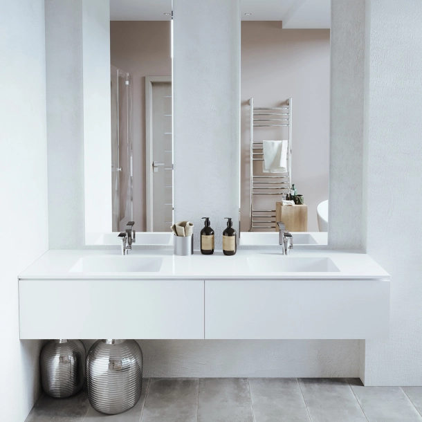 Dobbel vask Corian� Simple