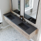 Dobbel Vask Corian� Simple Lava Rock