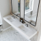 Dobbel Vask Corian� Simple Limestone Prima