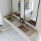Dobbel Vask Corian� Simple Neutral Concrete