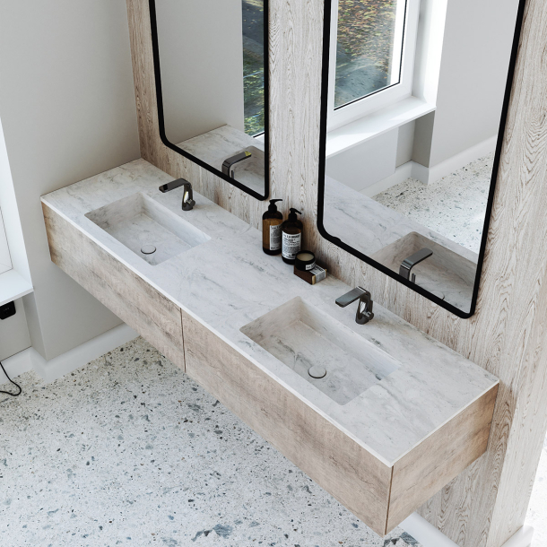 Dobbel Vask Corian� Simple Rain Cloud