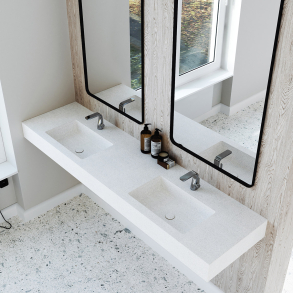 Dobbel Vask Corian� Simple Sparkling Granita