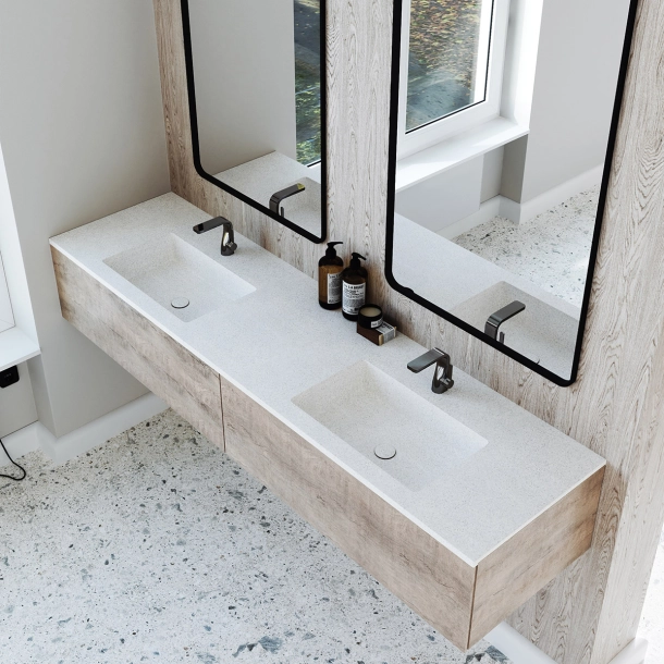 Dobbel Vask Corian� Simple Sparkling Granita