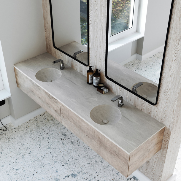 Dobbel Vask Corian� Sun Artista Beige