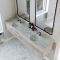 Dobbel Vask Corian� Sun Artista Gray
