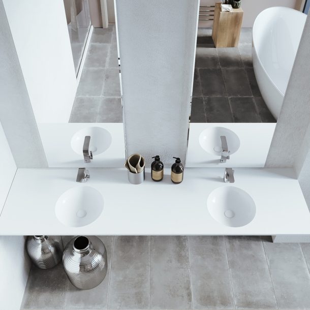 Dobbel vask Corian� Sun