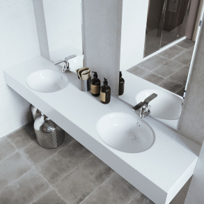 Dobbel vask Corian� Calm