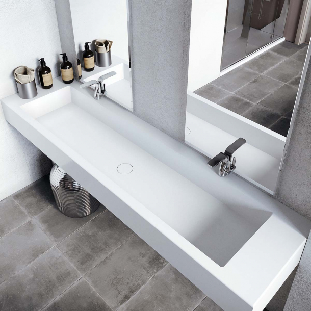Dobbel vask Corian� Delta