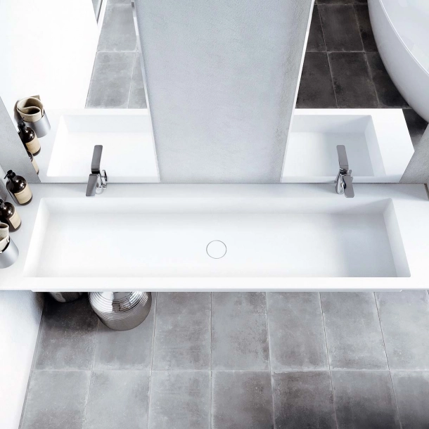 Dobbel vask Corian� Delta