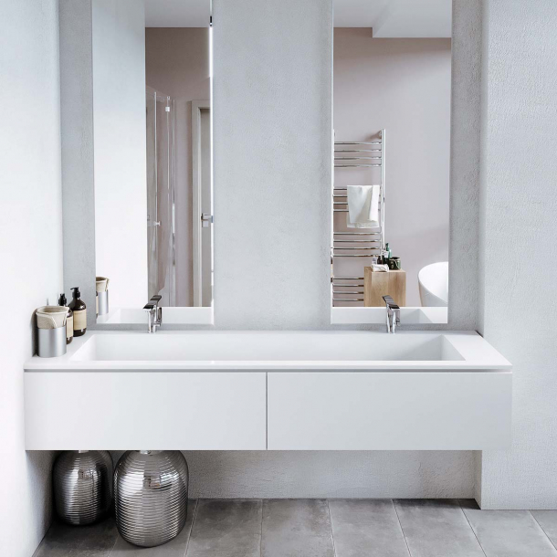 Dobbel vask Corian� Delta