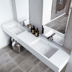 Dobbel vask Corian� Energy