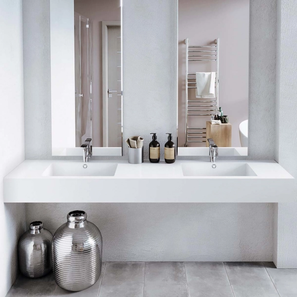 Dobbel vask Corian® Energy