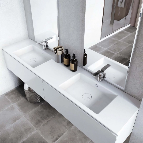 Dobbel vask Corian® Energy