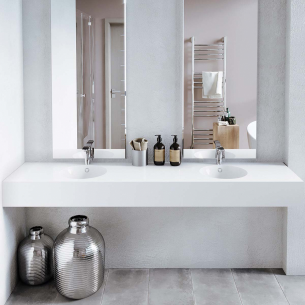 Dobbel vask Corian� Purity