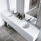 Dobbel vask Corian� Purity