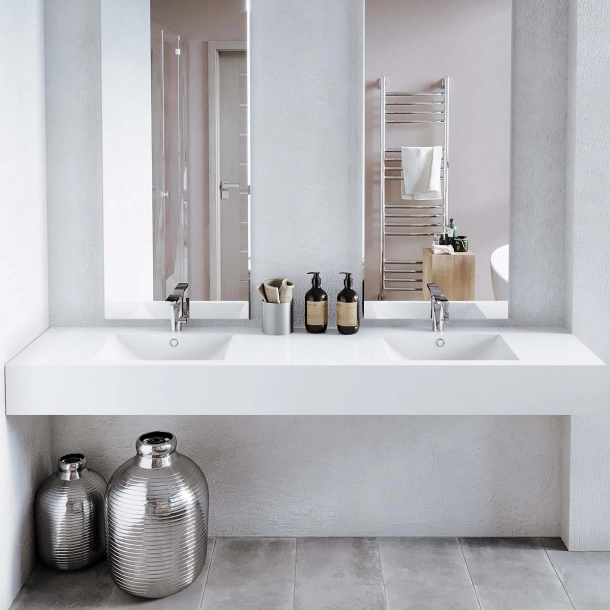 Dobbel vask Corian� Refresh