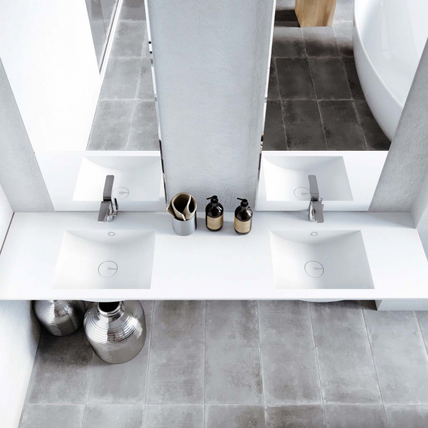 Dobbel vask Corian� Refresh