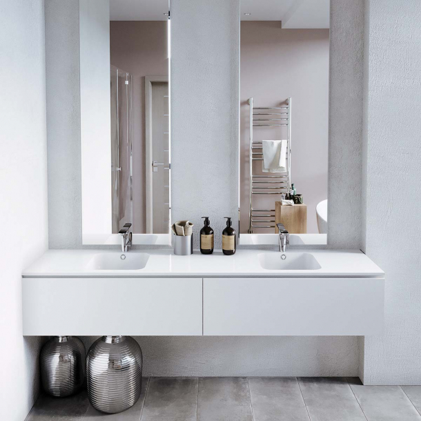 Dobbel vask Corian� Serenity