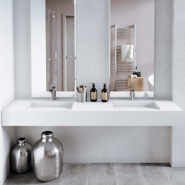 Dobbel vask Corian� Simfoni