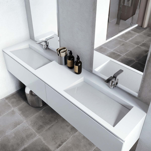 Dobbel vask Corian� Simfoni