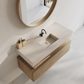 Vask Corian� Aurora Neutral Concrete