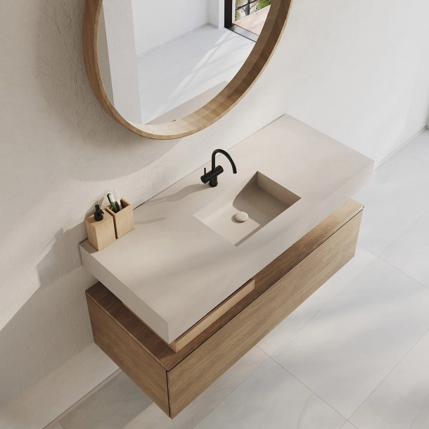 Vask Corian� Aurora Neutral Concrete