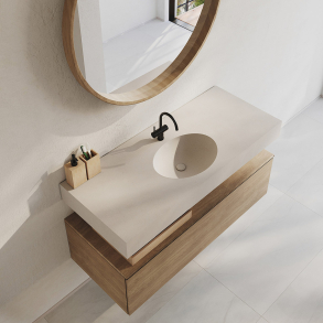 Vask Corian� Hill Neutral Concrete