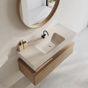 Vask Corian� Nica Neutral Concrete