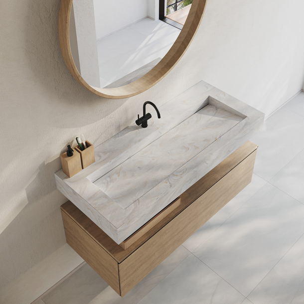 Vask Corian� Piano Carrara Crema