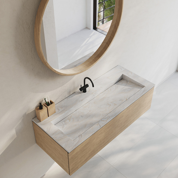 Vask Corian� Piano Carrara Crema