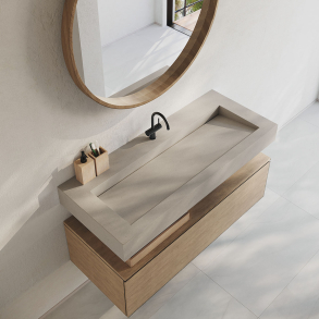 Vask Corian� Piano Neutral Concrete