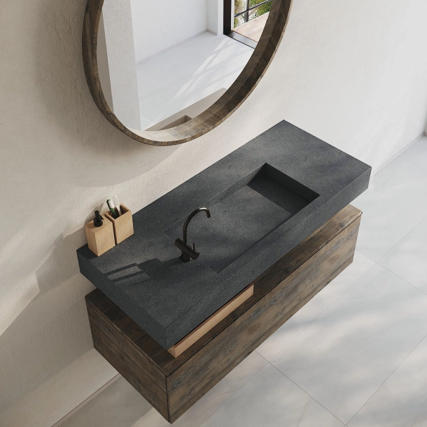 Vask Corian� Shift Lava Rock