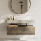 Vask Corian� Shift Neutral Concrete
